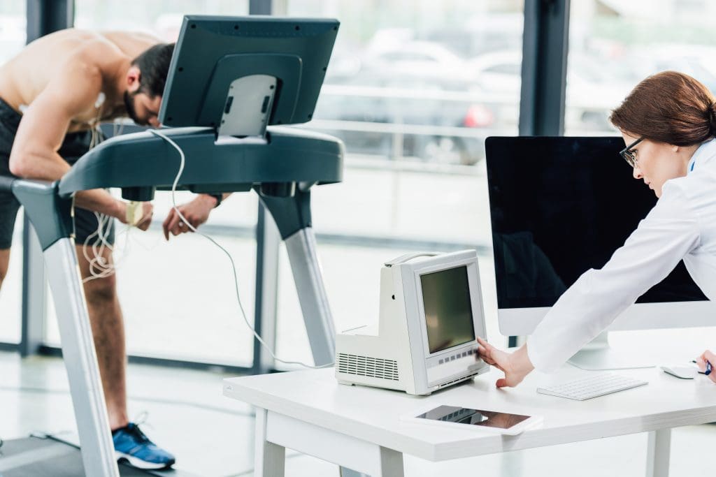 How long does the average person last on a treadmill stress test? 1 Treadmill Stress Tests
