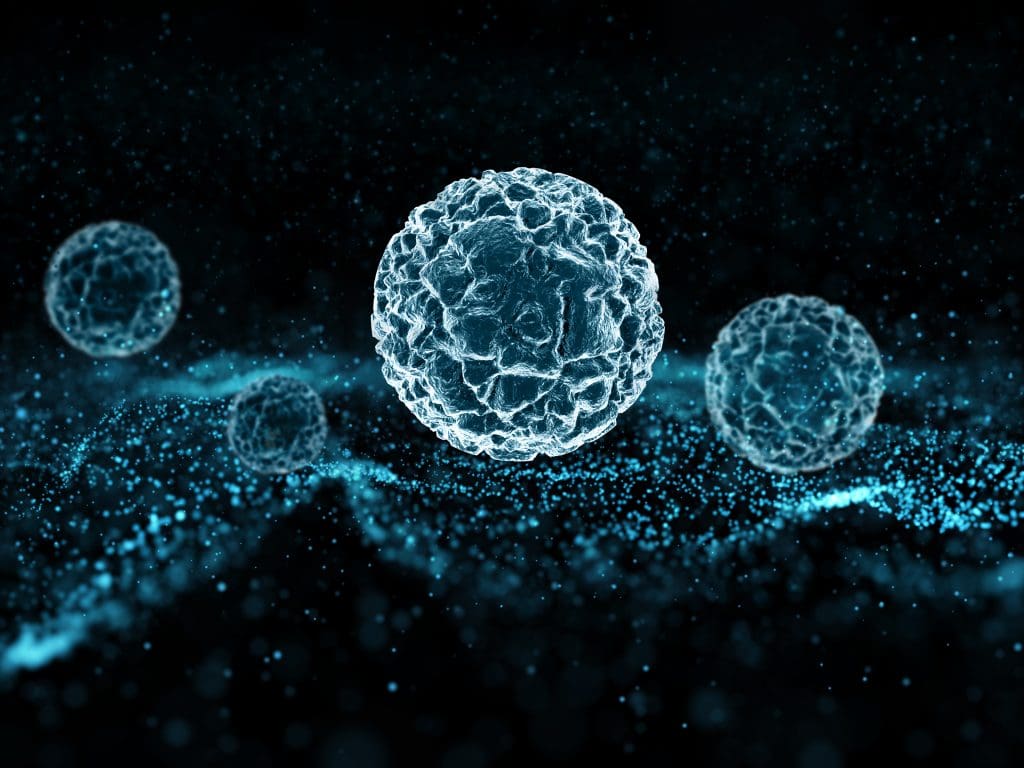 Exosomes vs Stem Cells: Which Treatment Is Better? 1 particles virus cells floating LIV Hospital