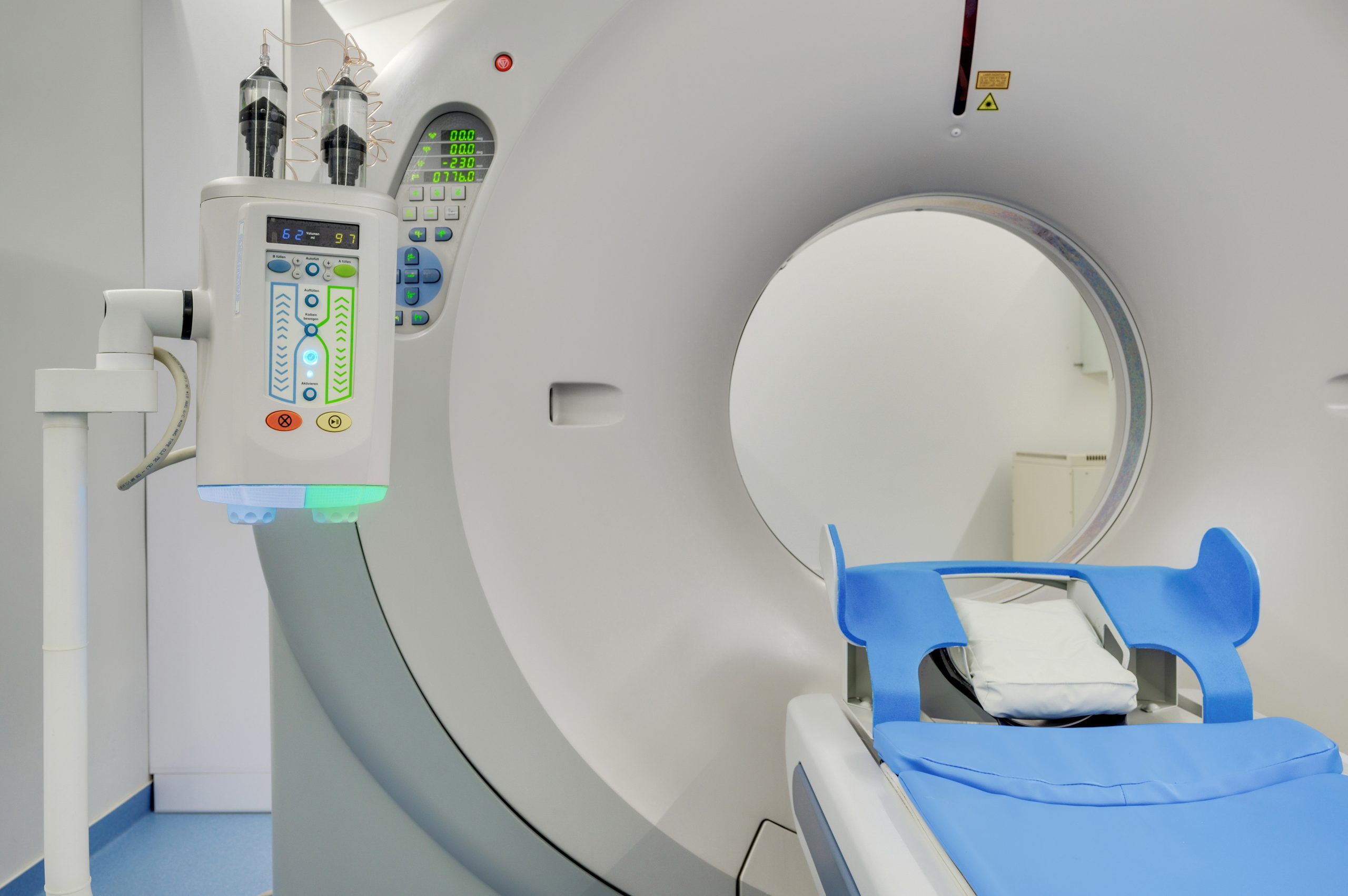 tunnel for a PET scan