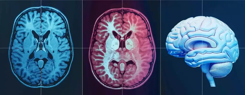 A detailed cross-sectional diagram showcasing the various types of brain tumors, rendered in a scientific and educational style. The foreground features clear labeled illustrations of common tumor classifications like gliomas, meningiomas, and pituitary adenomas, with their distinct morphologies and locations within the brain. The middle ground depicts a simplified brain anatomy to provide anatomical context, while the background has a subtle grid or graph paper texture, reinforcing the medical and analytical nature of the image. Realistic lighting and shading techniques are employed to enhance the three-dimensional appearance and depth of the subject matter. The overall mood is informative, precise, and visually engaging, suitable for an educational article on understanding brain cancer.