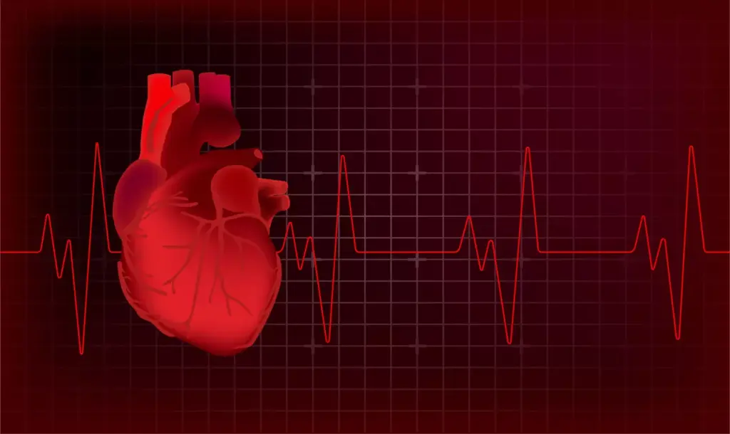 A detailed, high-resolution image of an atrial fibrillation (AFib) event after heart surgery. The foreground depicts the irregular, chaotic heart rhythms of AFib, with erratic electrical pulses and disorganized muscle contractions. The middle ground shows the surgical incision on the chest, still healing, with sutures and bandages. The background is a dimly lit hospital room, with medical equipment and monitors displaying the patient's vital signs. The lighting is dramatic, with deep shadows and highlights emphasizing the gravity of the situation. The overall mood is one of concern and unease, reflecting the common occurrence of AFib following heart procedures.