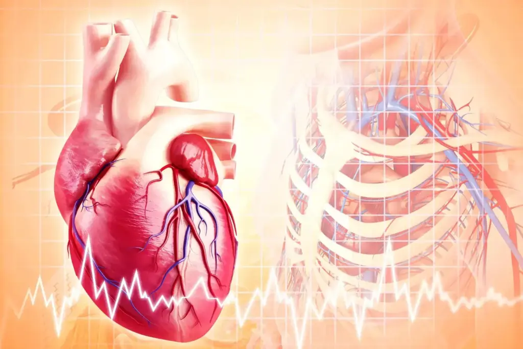 A detailed medical diagram showcasing the clinical classification of atrial fibrillation. In the foreground, a detailed cross-section of the human heart, highlighting the atrial chambers and the abnormal electrical activity associated with atrial fibrillation. In the middle ground, a series of labeled icons or illustrations representing the different types of atrial fibrillation, such as paroxysmal, persistent, and permanent. The background features a clean, minimalist medical environment, with soft lighting and a subtle color palette, conveying a sense of clinical precision and authority. The overall composition should strike a balance between technical accuracy and visual clarity, providing a comprehensive yet accessible illustration of the classification system. A detailed medical diagram showcasing the clinical classification of atrial fibrillation. In the foreground, a detailed cross-section of the human heart, highlighting the atrial chambers and the abnormal electrical activity associated with atrial fibrillation. In the middle ground, a series of labeled icons or illustrations representing the different types of atrial fibrillation, such as paroxysmal, persistent, and permanent. The background features a clean, minimalist medical environment, with soft lighting and a subtle color palette, conveying a sense of clinical precision and authority. The overall composition should strike a balance between technical accuracy and visual clarity, providing a comprehensive yet accessible illustration of the classification system.