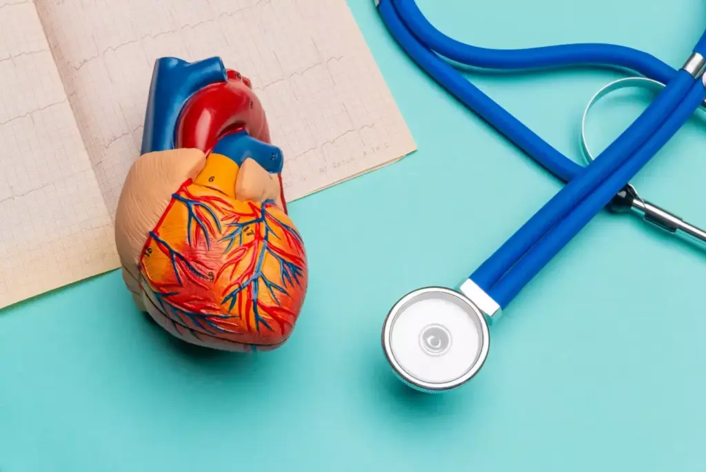 A high-resolution, detailed illustration of cardiac surgical procedures. In the foreground, a cross-section of the human heart, highlighting the intricate structures and vessels. In the middle ground, a team of skilled surgeons performing a delicate operation, their hands steady and focused. The background depicts the sterile surgical suite, with advanced medical equipment and monitors displaying real-time data. Soft, directional lighting casts dramatic shadows, emphasizing the gravity and precision of the procedure. The overall mood is one of clinical expertise, technological sophistication, and the life-saving mission of cardiac surgery.