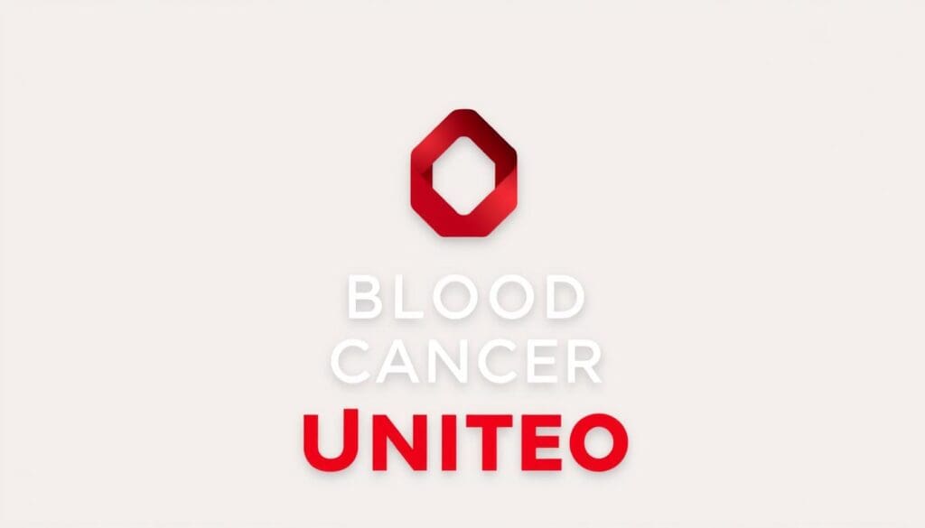 A modern, minimalist logo design for "Blood Cancer United" against a clean, crisp background. The logo features a bold, geometric shape symbolizing the unity and strength of the organization, rendered in a deep, vibrant red to represent the gravity of blood cancer. Subtle gradients and lighting create a sense of depth and dimension, while the overall aesthetic conveys a professional, authoritative, and forward-thinking brand identity. The composition is balanced and visually striking, capturing the essence of the organization's transformation and mission. A modern, minimalist logo design for "Blood Cancer United" against a clean, crisp background. The logo features a bold, geometric shape symbolizing the unity and strength of the organization, rendered in a deep, vibrant red to represent the gravity of blood cancer. Subtle gradients and lighting create a sense of depth and dimension, while the overall aesthetic conveys a professional, authoritative, and forward-thinking brand identity. The composition is balanced and visually striking, capturing the essence of the organization's transformation and mission.