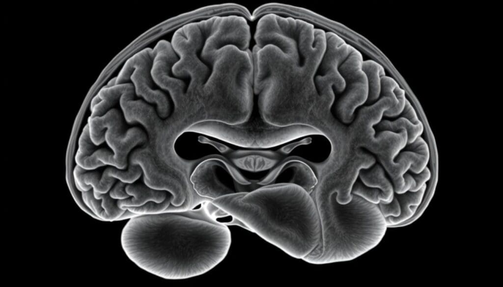 CT scan brain imaging