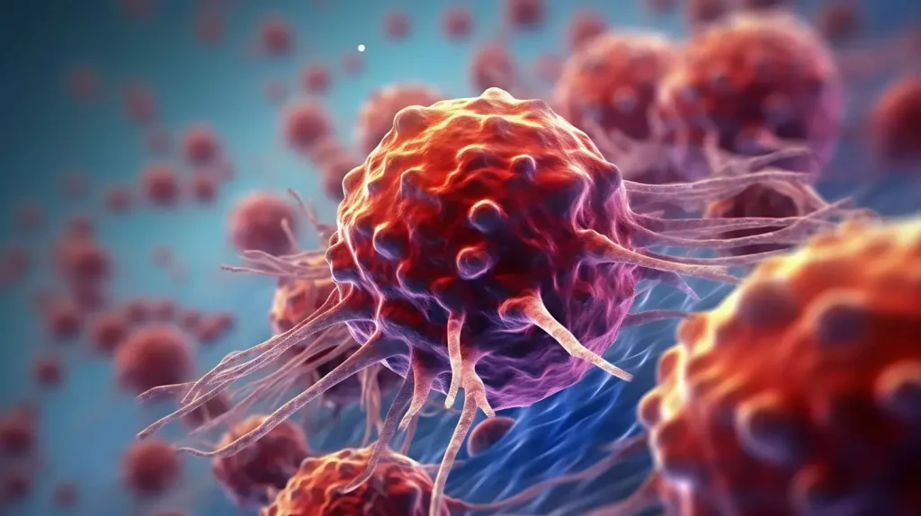 Detailed medical diagram showcasing the characteristics of benign tumors. A vibrant, high-resolution illustration featuring a clear, well-lit view of the tumor's structure, including its encapsulated nature, slow growth, and lack of metastasis. The image should convey the non-cancerous and relatively harmless nature of these growths, with a clean, clinical aesthetic suitable for a medical publication. Emphasis on accurately depicting the tumor's distinct visual features to educate the reader on the differences between benign and malignant tumors.