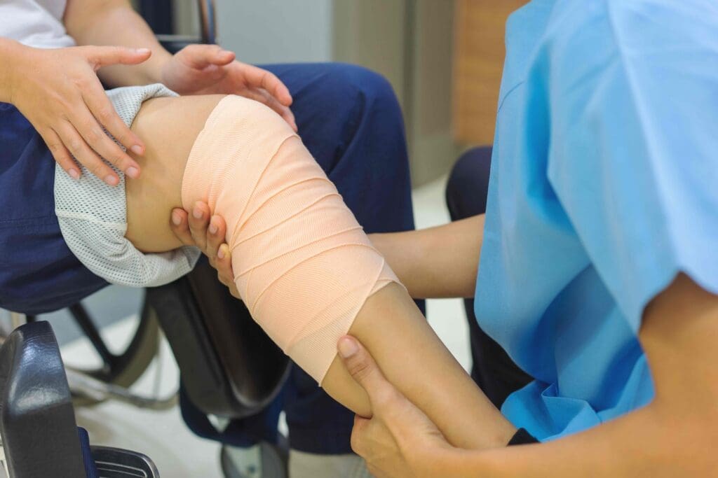 Partial knee replacement surgery