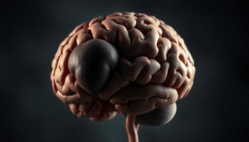 brain tumor affecting speech