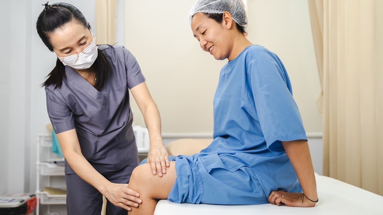 cold foot after knee surgery