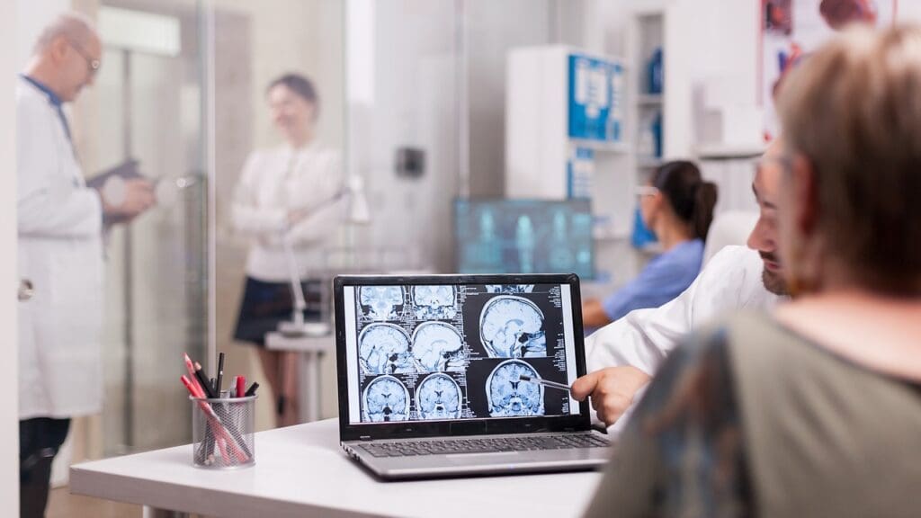 ct scan brain injury detection