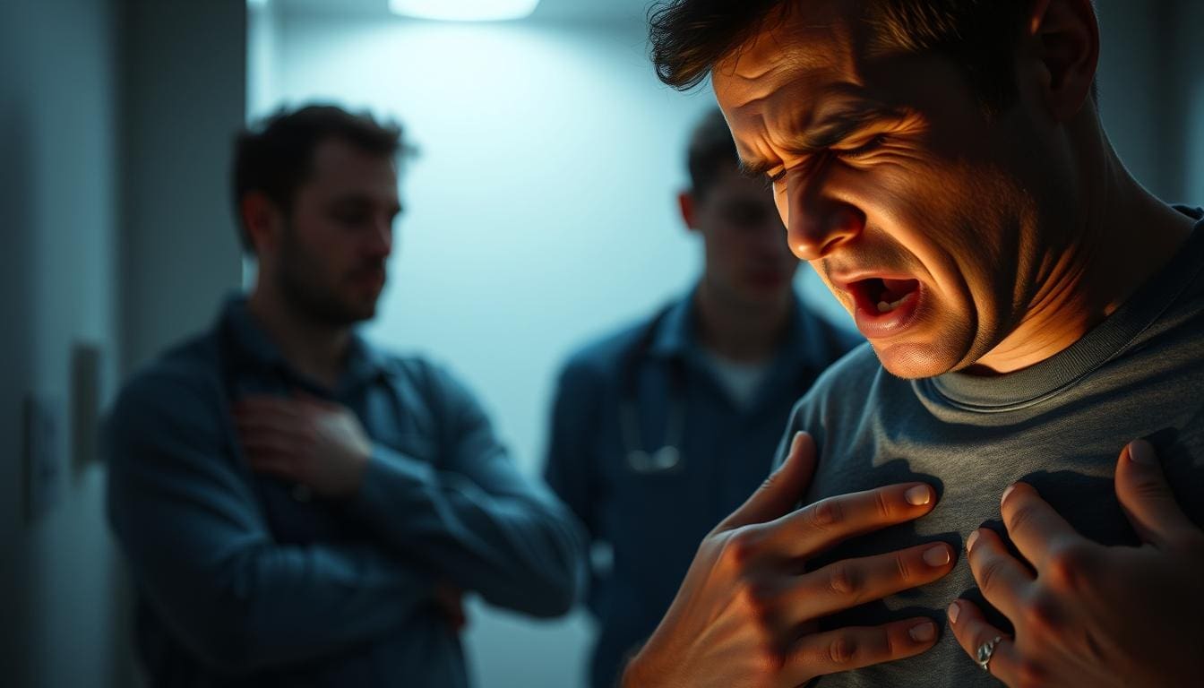 difference between heart attack and anxiety chest pain