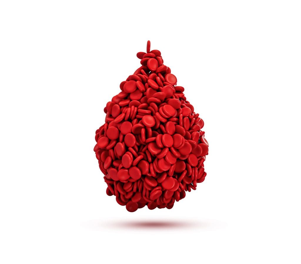 5 Key Hemophilia Symptoms to Watch For 1 drop red blood cells isolated white background 3d illustration LIV Hospital