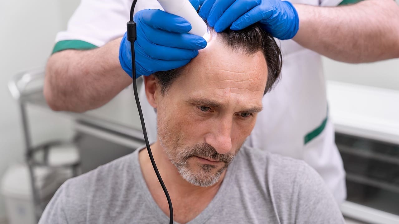 hair loss from radiation of the brain