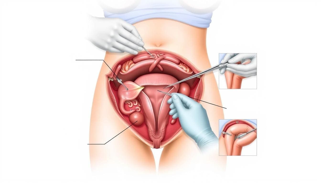 how is a laparoscopic hysterectomy done
