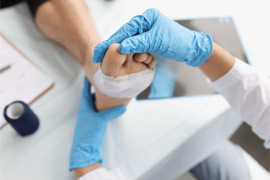 Diagnostic Technique: The Heel Jarring Test (Markle Sign) 3 Diagnostic Technique: The Heel Jarring Test (Markle Sign)