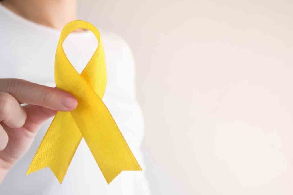 what color is pediatric cancer ribbon Awareness and Meaning