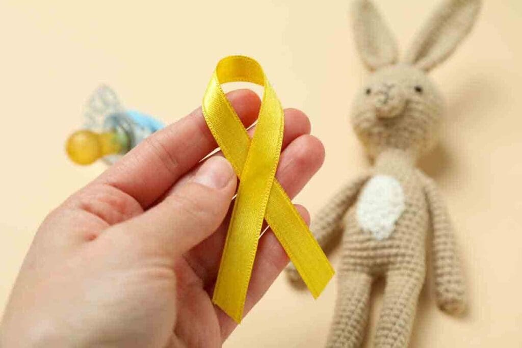 what is the ribbon color for childhood cancer Awareness Explained