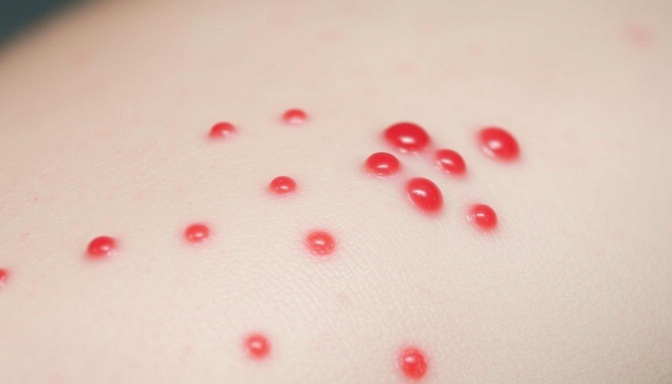 Early Stage Leukemia Tiny Red Spots on Skin