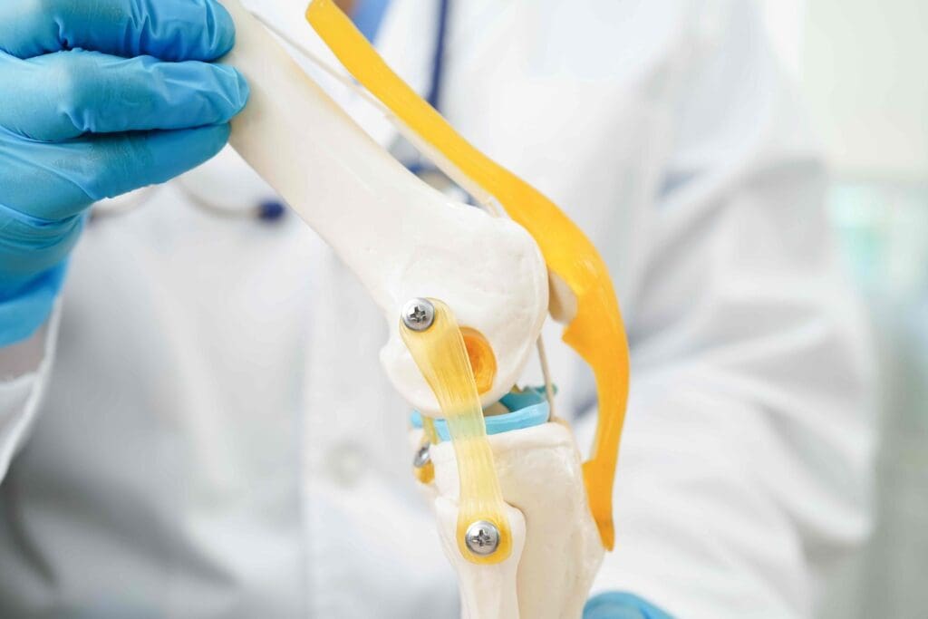 knee joint undergoing unicondylar arthroplasty