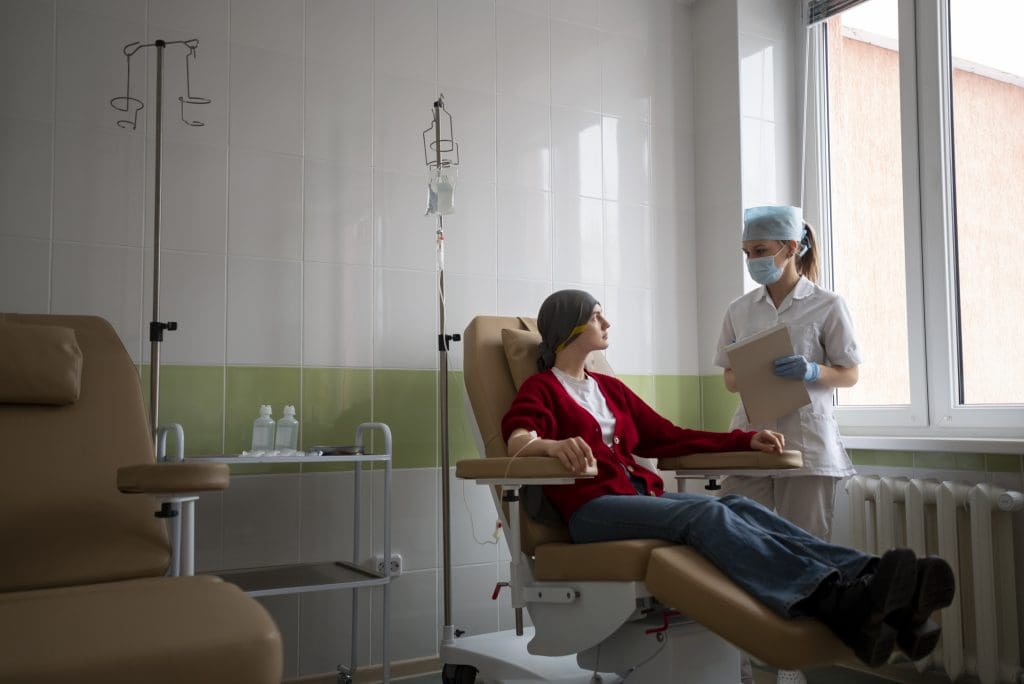 Hugging a Chemo Patient