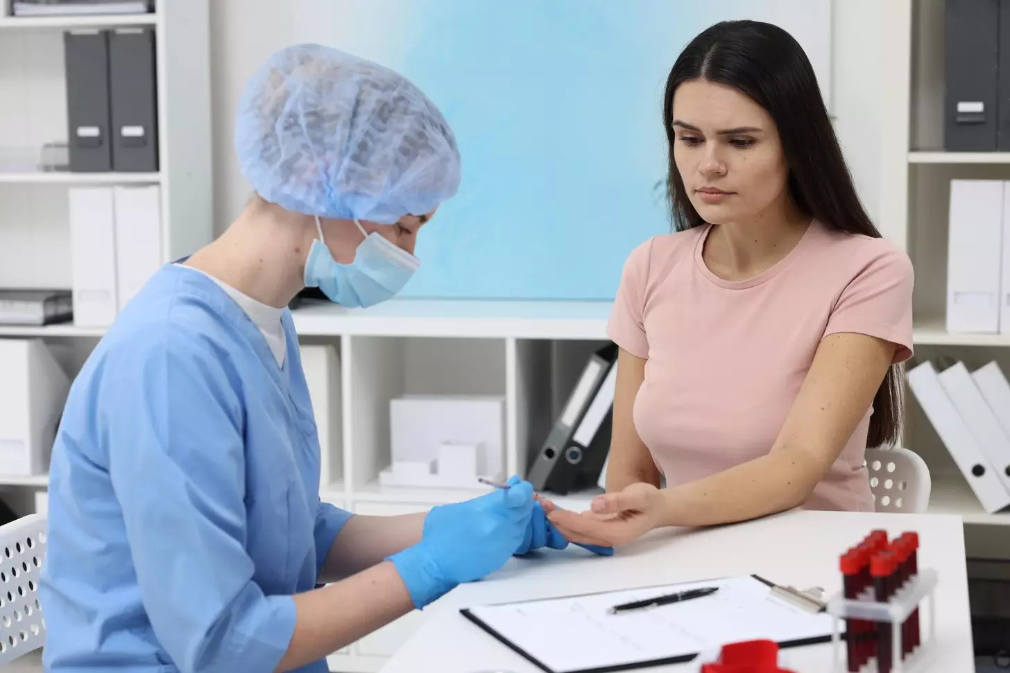 signs of breast cancer in blood work