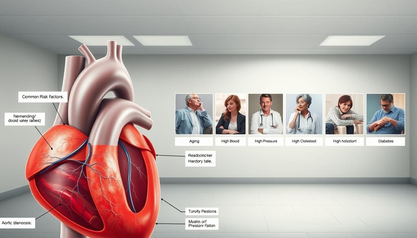 what causes aortic stenosis