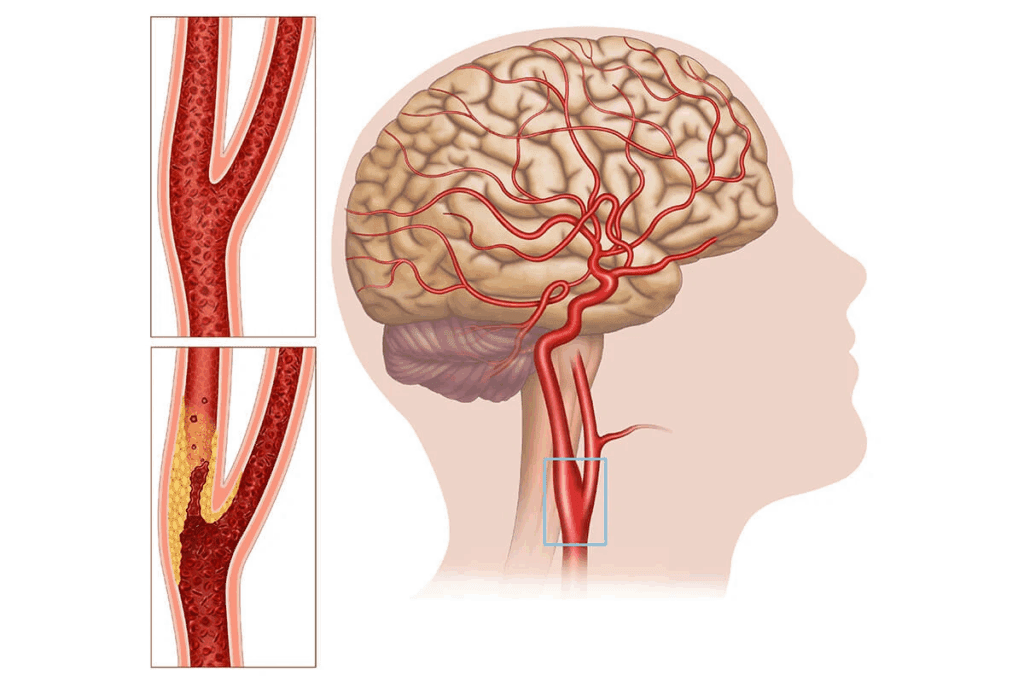 Can a carotid artery be cleared without surgery?