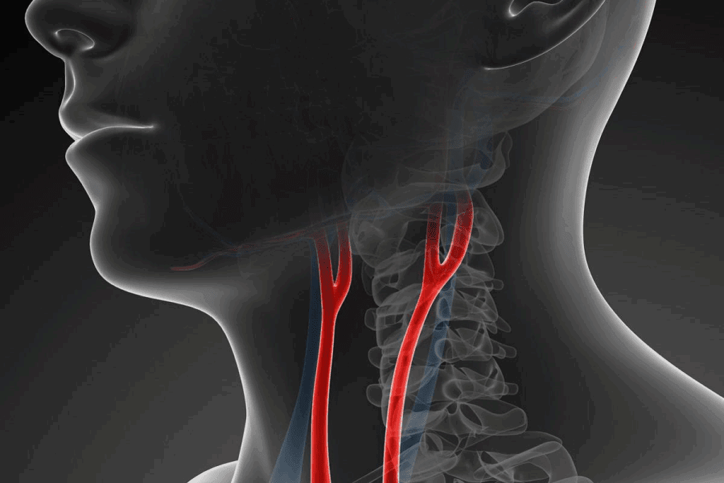 What is the fatal artery in the neck?